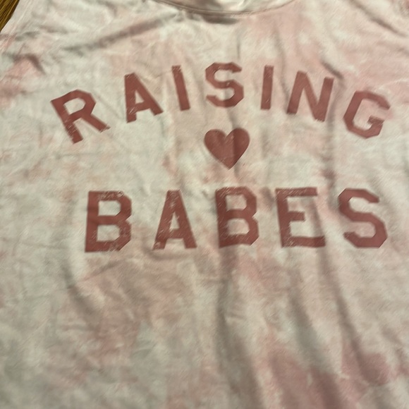 Raising babes maternity tank top - Picture 2 of 5